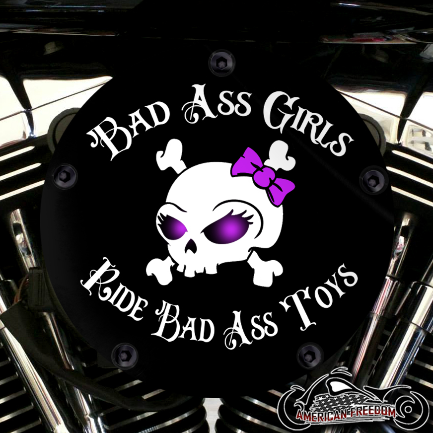 Harley Davidson High Flow Air Cleaner Cover - Bad Ass Purple